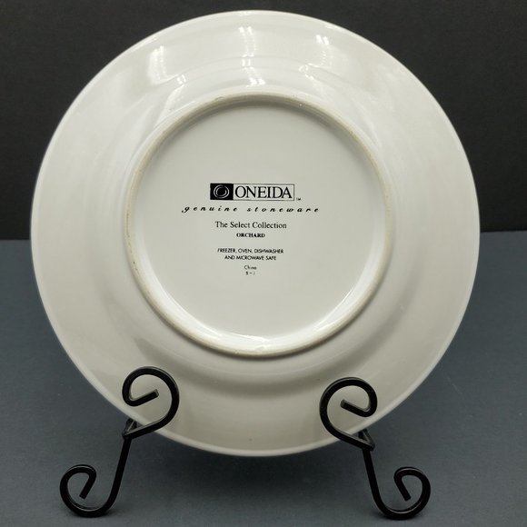 Oneida Select Collection Orchard Salad Plates Dessert Bread Plates Fruit Pattern - Picture 5 of 6